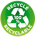 100% recyclable - 100% recyclé